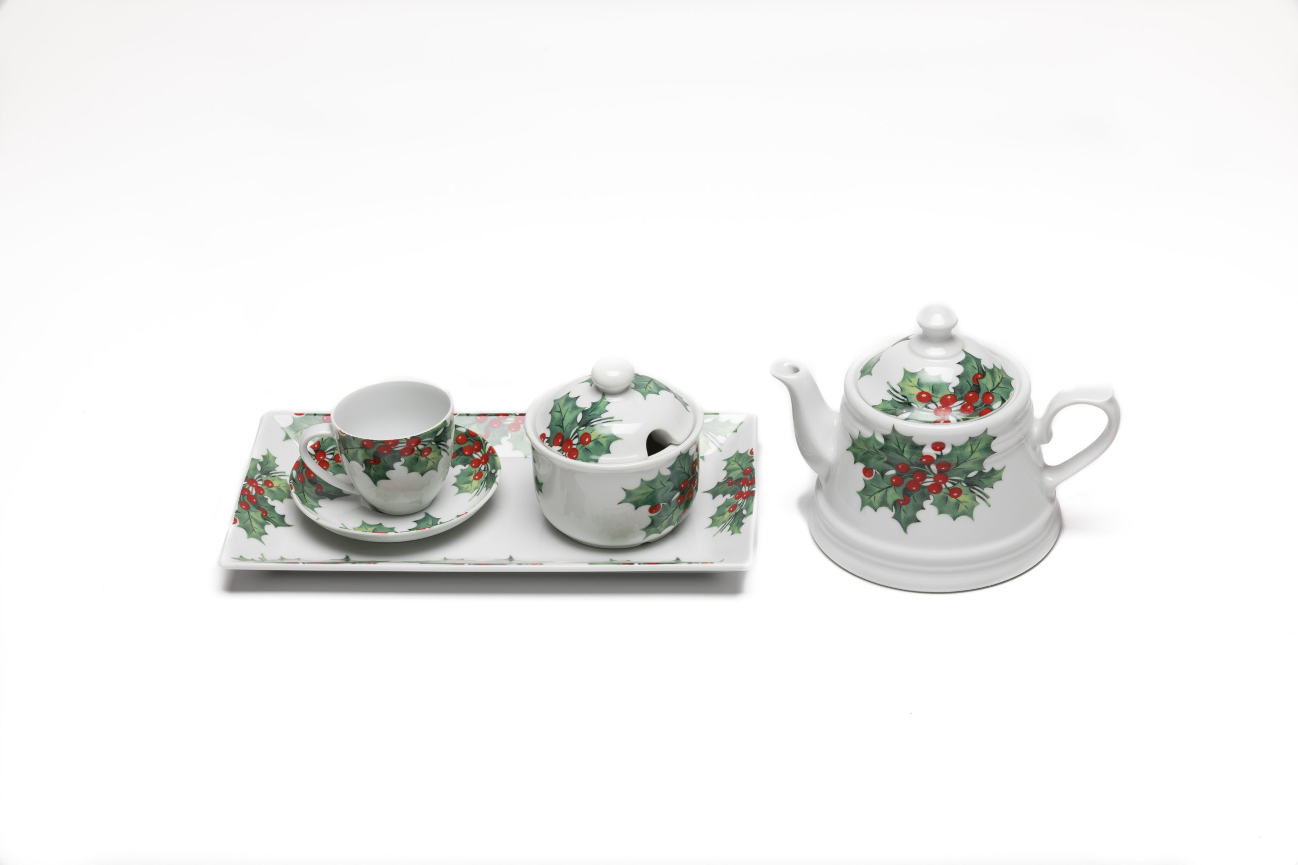 Set Da Tè In Miniatura Scala 1:12 Per Casa Delle Bambole – Porcellana, Stile Cottage, 12 Pezzi - Foto 2
